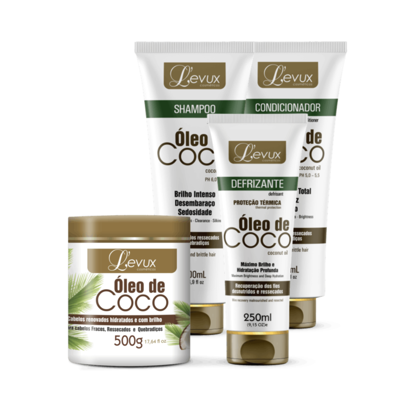 Kit completo Óleo de coco